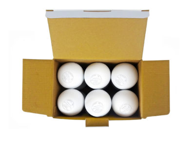 Gladiator Lacrosse® Box of 12 OFFICIAL Lacrosse Game Balls – White – Meets NOCSAE STANDARDS, SEI CERTIFIED