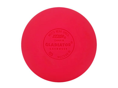 Gladiator Lacrosse® Single Official Lacrosse Ball – Pink – Meets NOCSAE Standards, SEI Certified