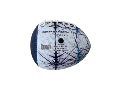 Peewee Rubber Passback Training Football (Ages 4-8)